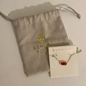 Kendra Scott necklace in Red illusion!